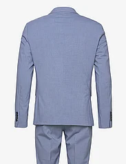 Lindbergh - Plain mens suit - double breasted suits - lt blue mel - 1