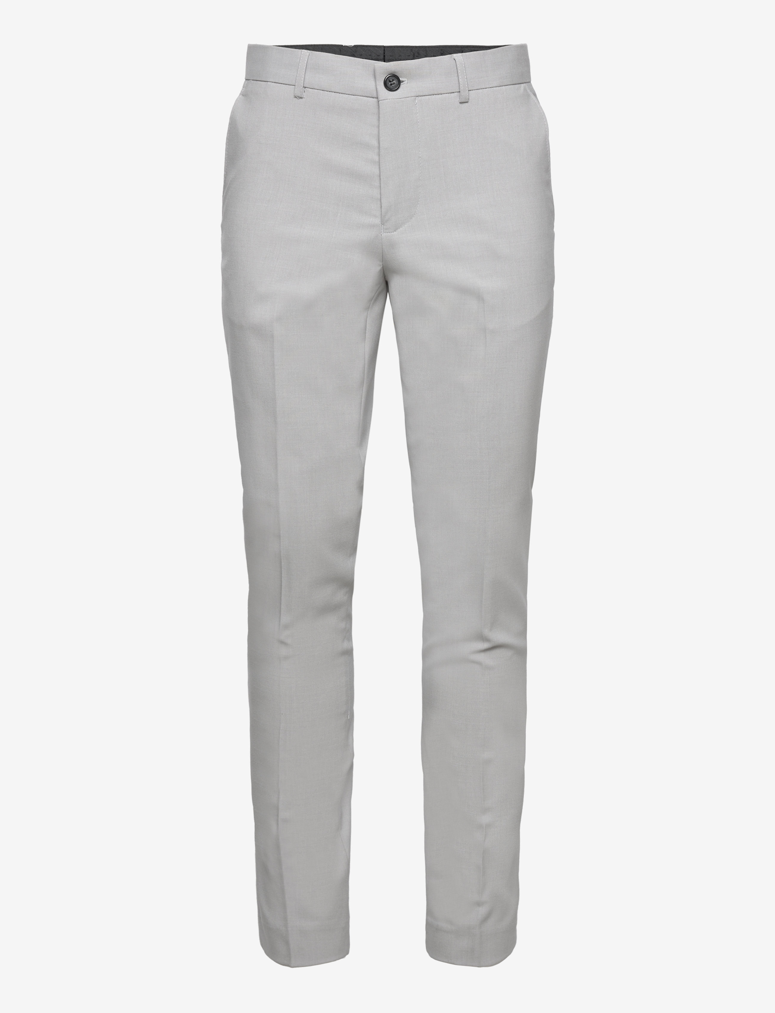 Lindbergh - Plain mens suit - normal length - einhnepptir blazerar - lt grey mix - 3