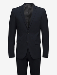 Plain mens suit - normal lenght - NAVY