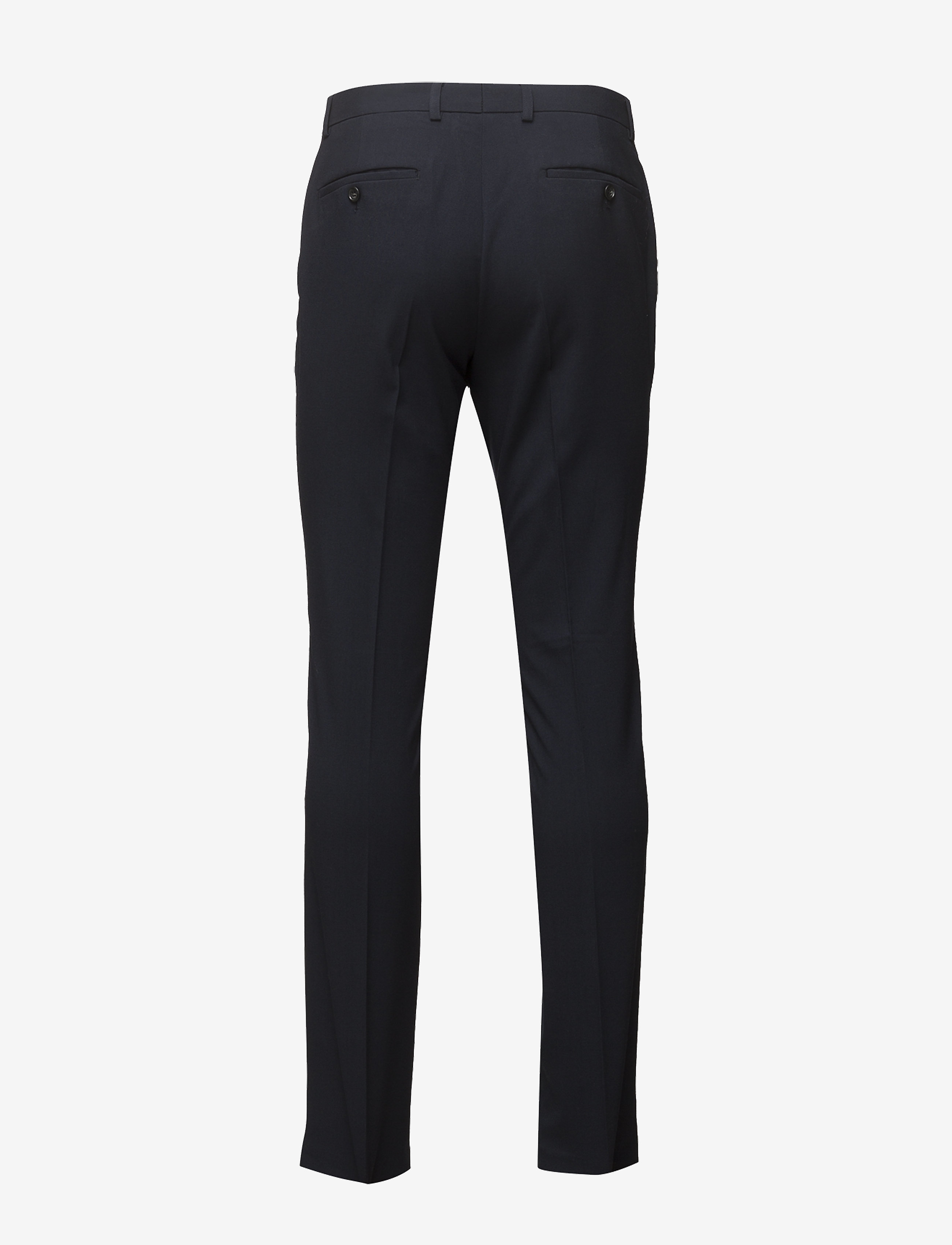Lindbergh - Plain mens suit - normal length - enkeltradede blazere - navy - 4
