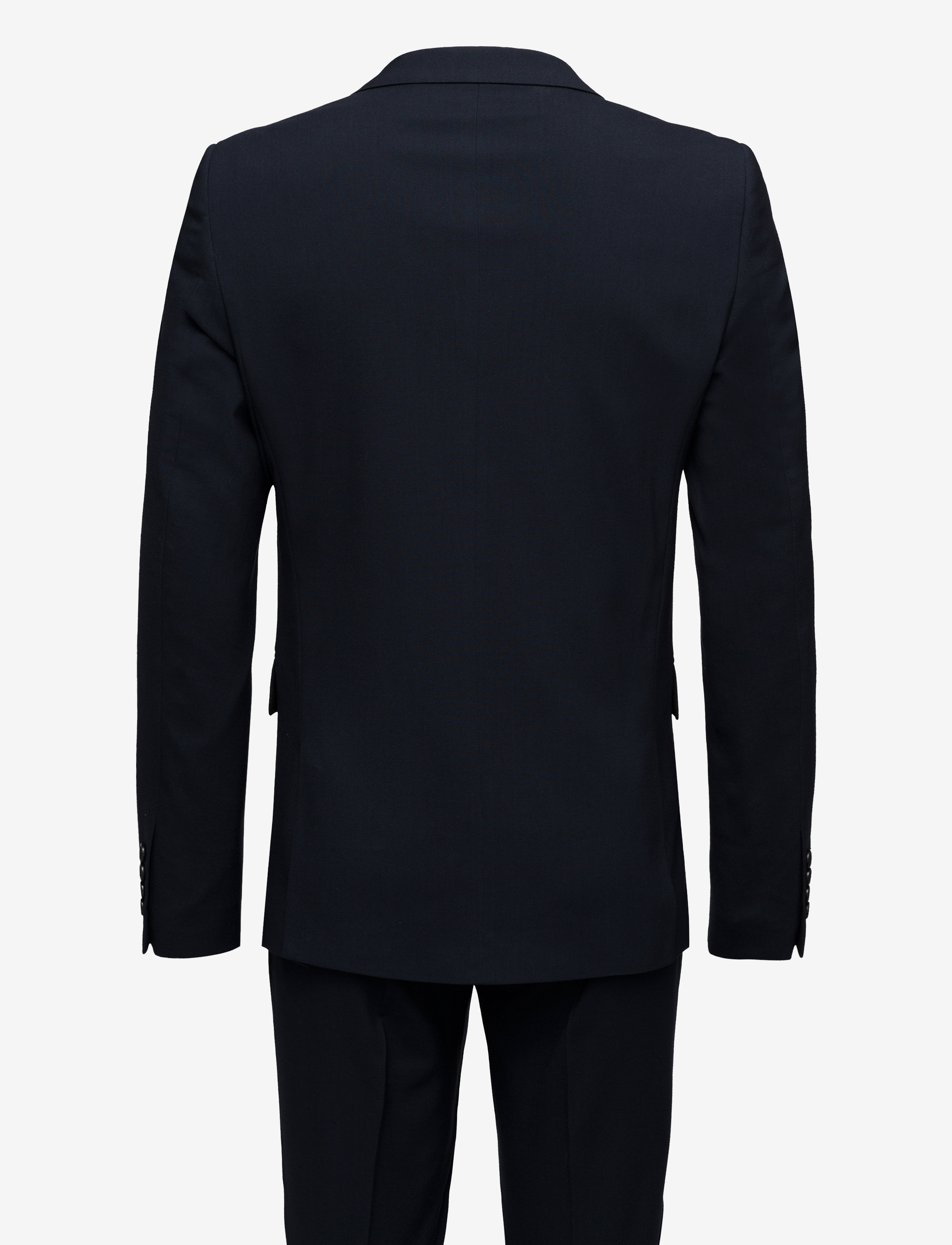 Lindbergh - Plain mens suit - normal length - enkelknäppta kavajer - navy - 2