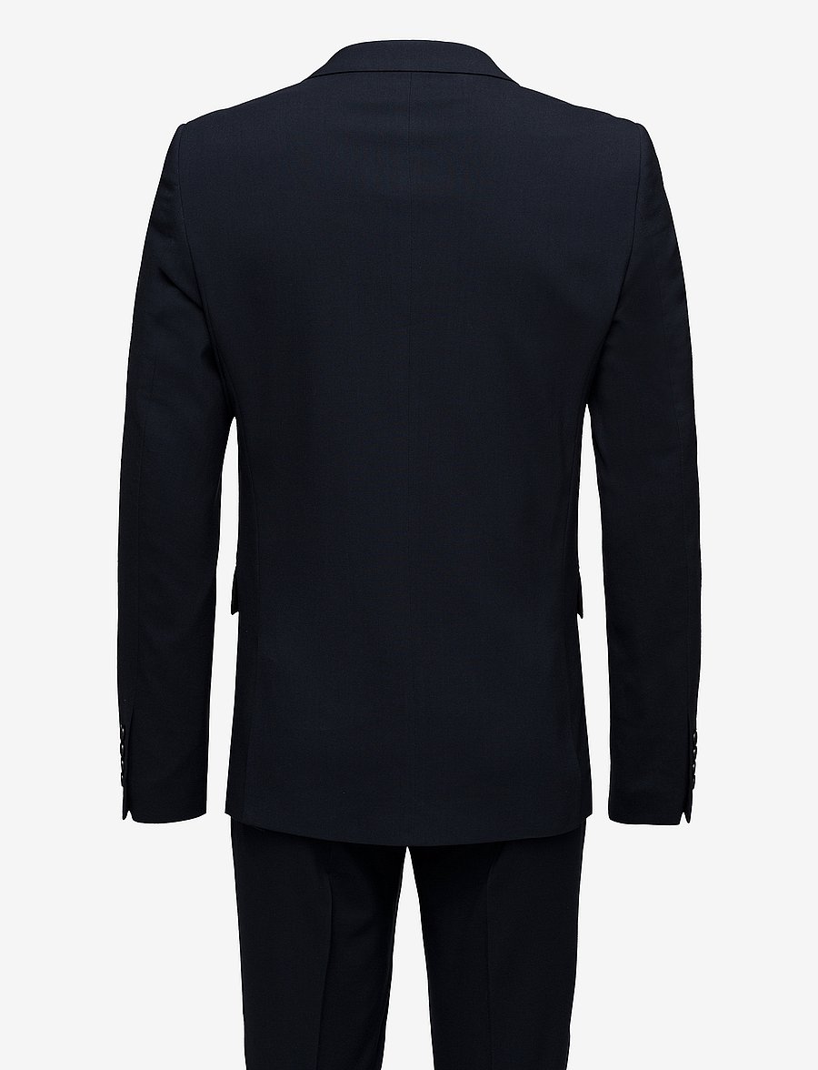 Lindbergh - Plain mens suit - normal length - einreiher - navy - 2