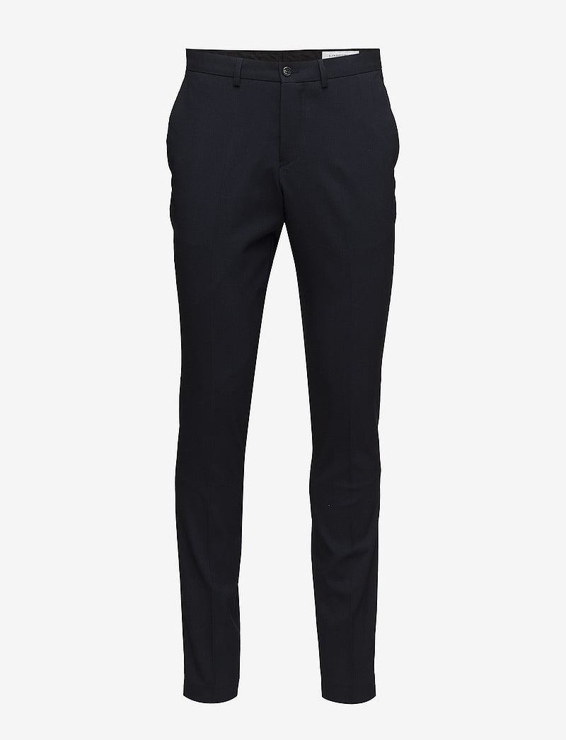 Lindbergh - Plain mens suit - normal length - enkelknäppta kavajer - navy - 3