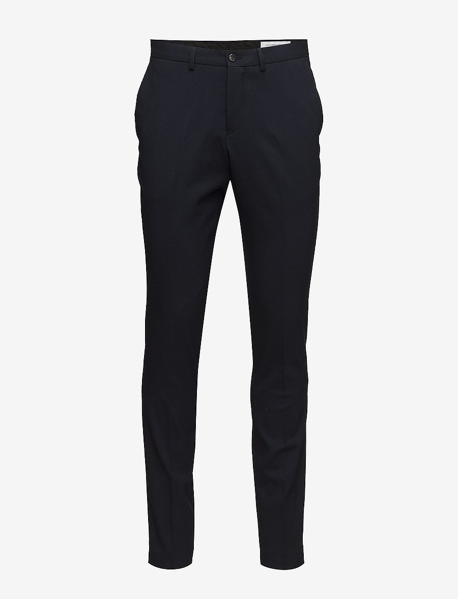 Lindbergh - Plain mens suit - normal length - einreiher - navy - 3