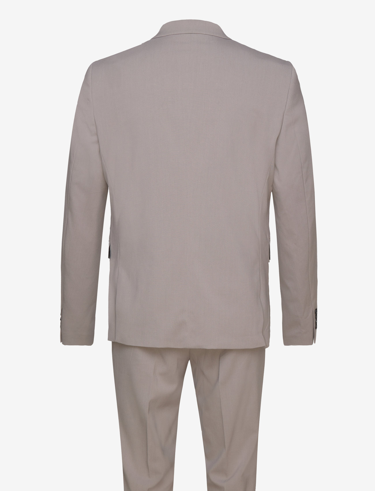 Lindbergh - Plain mens suit - normal length - enkelknäppta kavajer - sand - 1