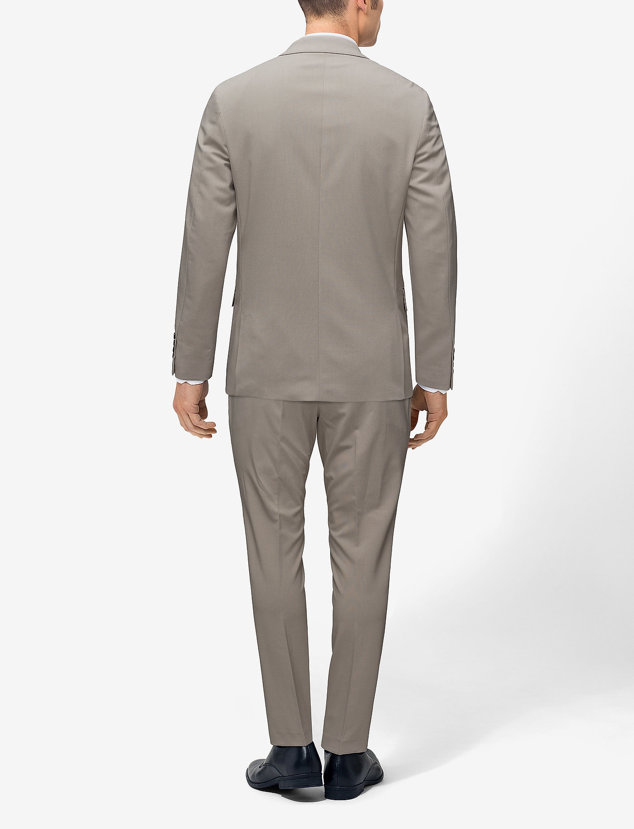 Lindbergh - Plain mens suit - normal length - enkelknäppta kavajer - sand - 5
