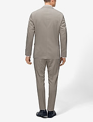 Lindbergh - Plain mens suit - normal lenght - double breasted suits - sand - 5