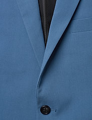 Lindbergh - Plain mens suit - double breasted suits - sky blue - 4