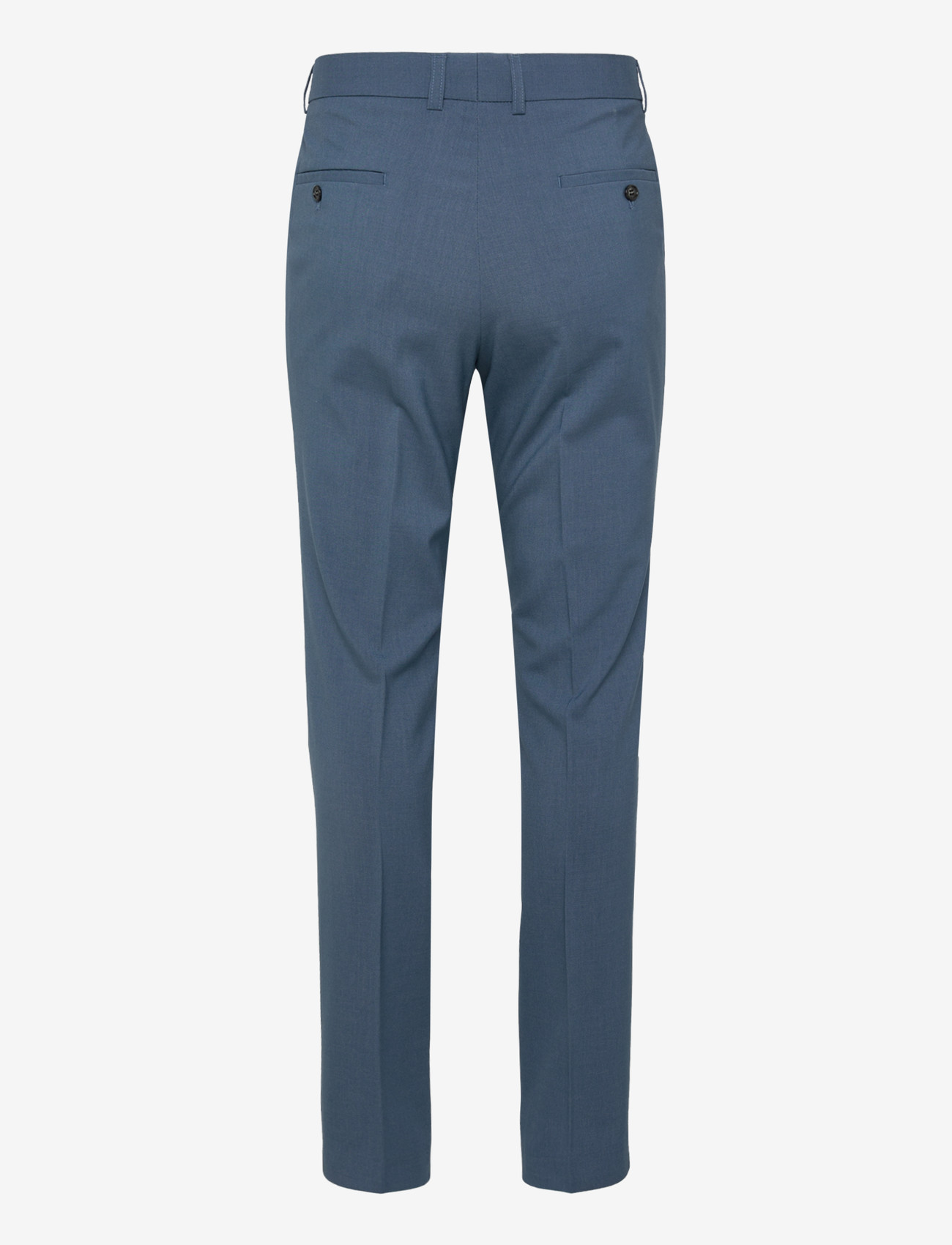 Lindbergh - Plain mens suit - normal length - einreiher - steel blue mel - 4