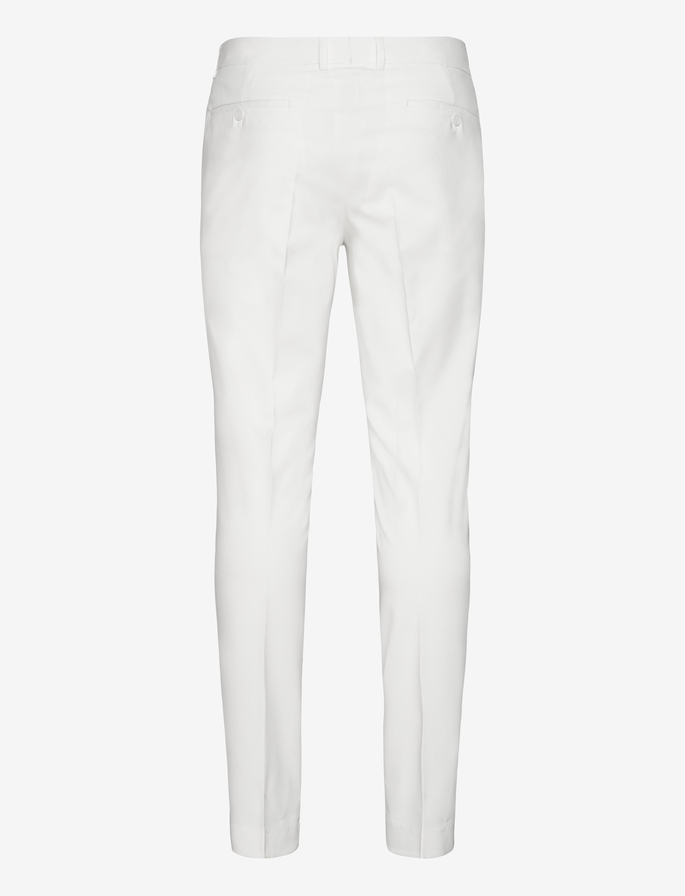 Lindbergh - Plain mens suit - normal length - enkelknäppta kavajer - white - 4