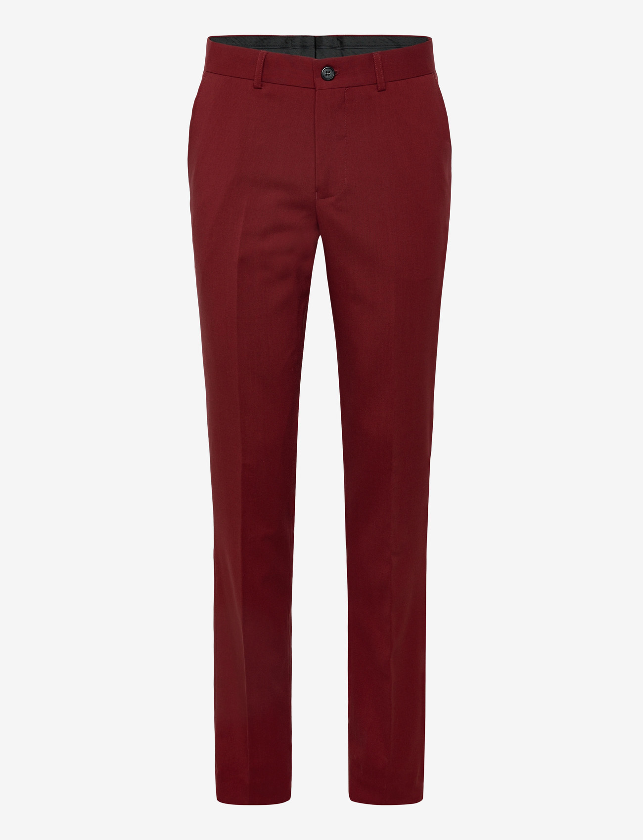 Lindbergh - Plain mens suit - normal length - enkelknäppta kavajer - wine - 2