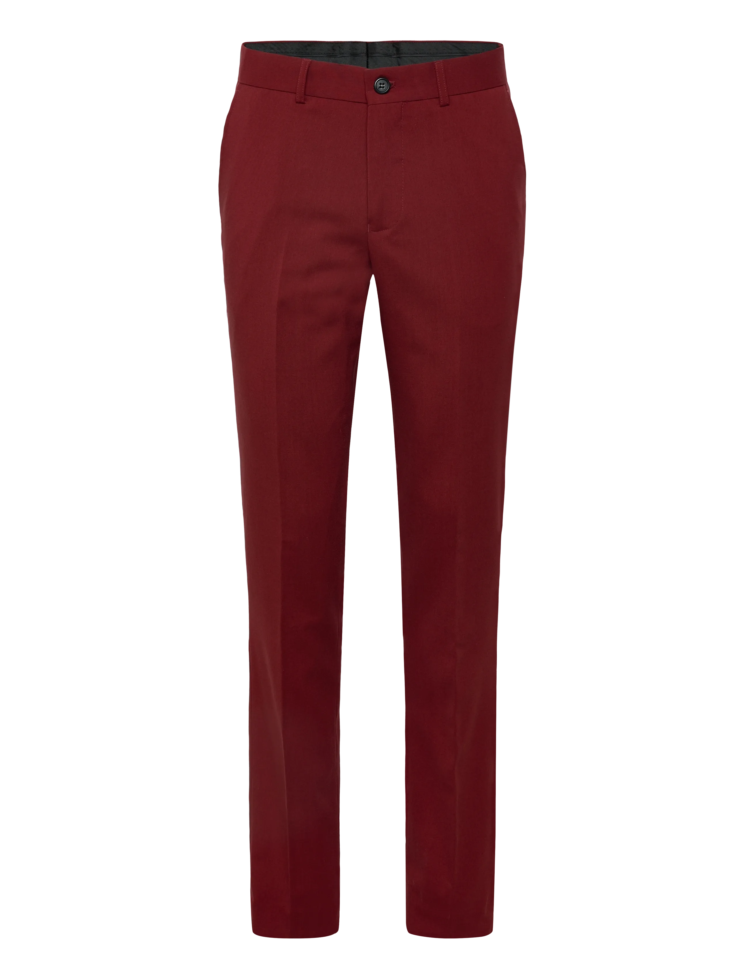 Lindbergh - Plain mens suit - normal length - enkelknäppta kavajer - wine - 2