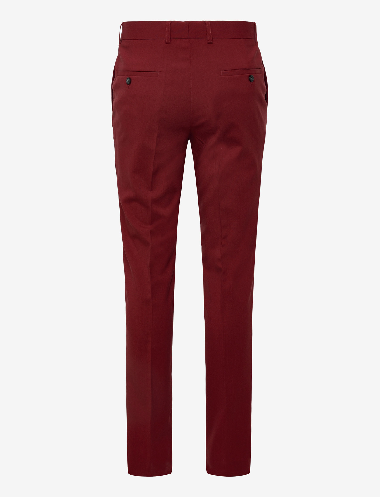 Lindbergh - Plain mens suit - normal length - enkelknäppta kavajer - wine - 3