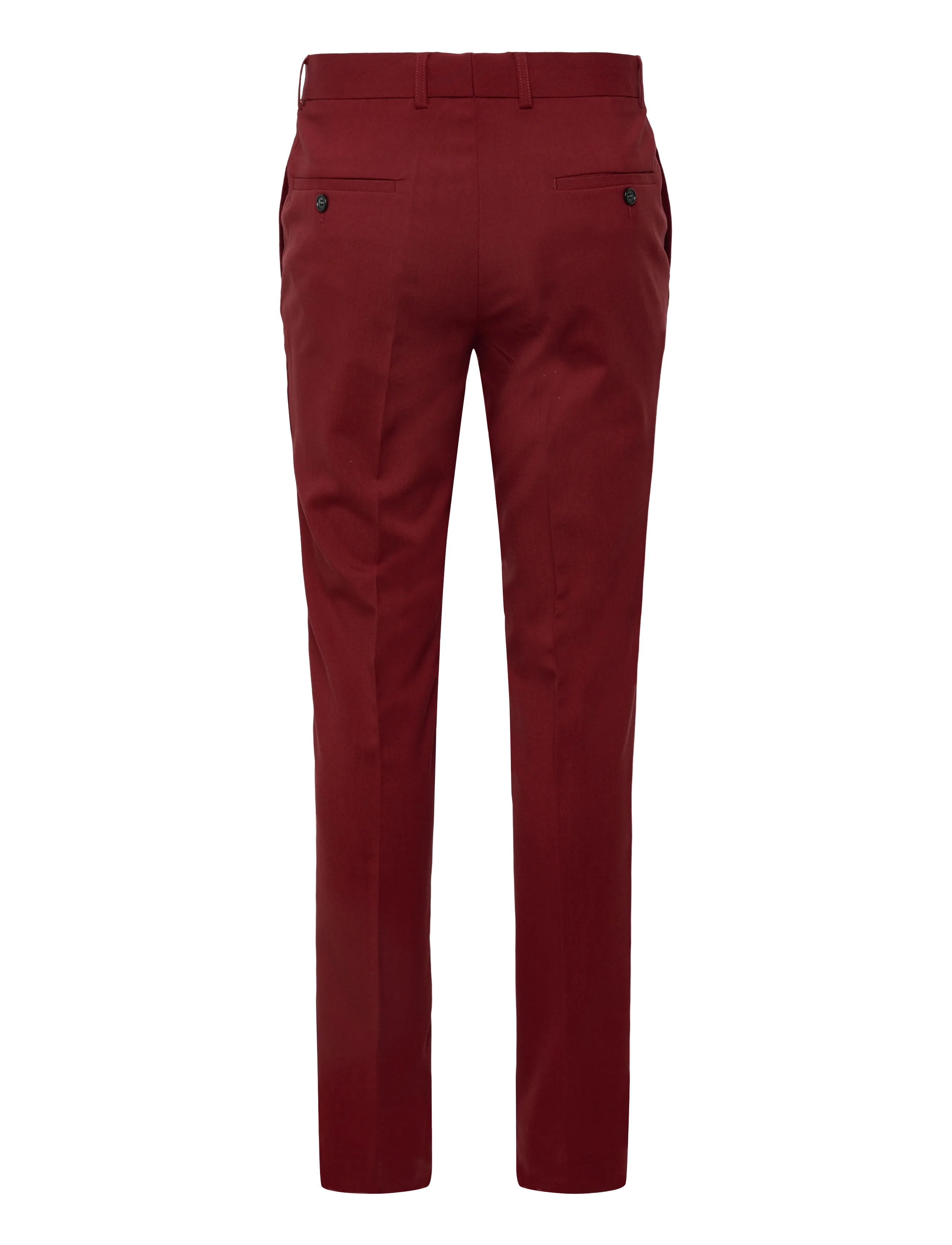 Lindbergh - Plain mens suit - normal length - enkelknäppta kavajer - wine - 3