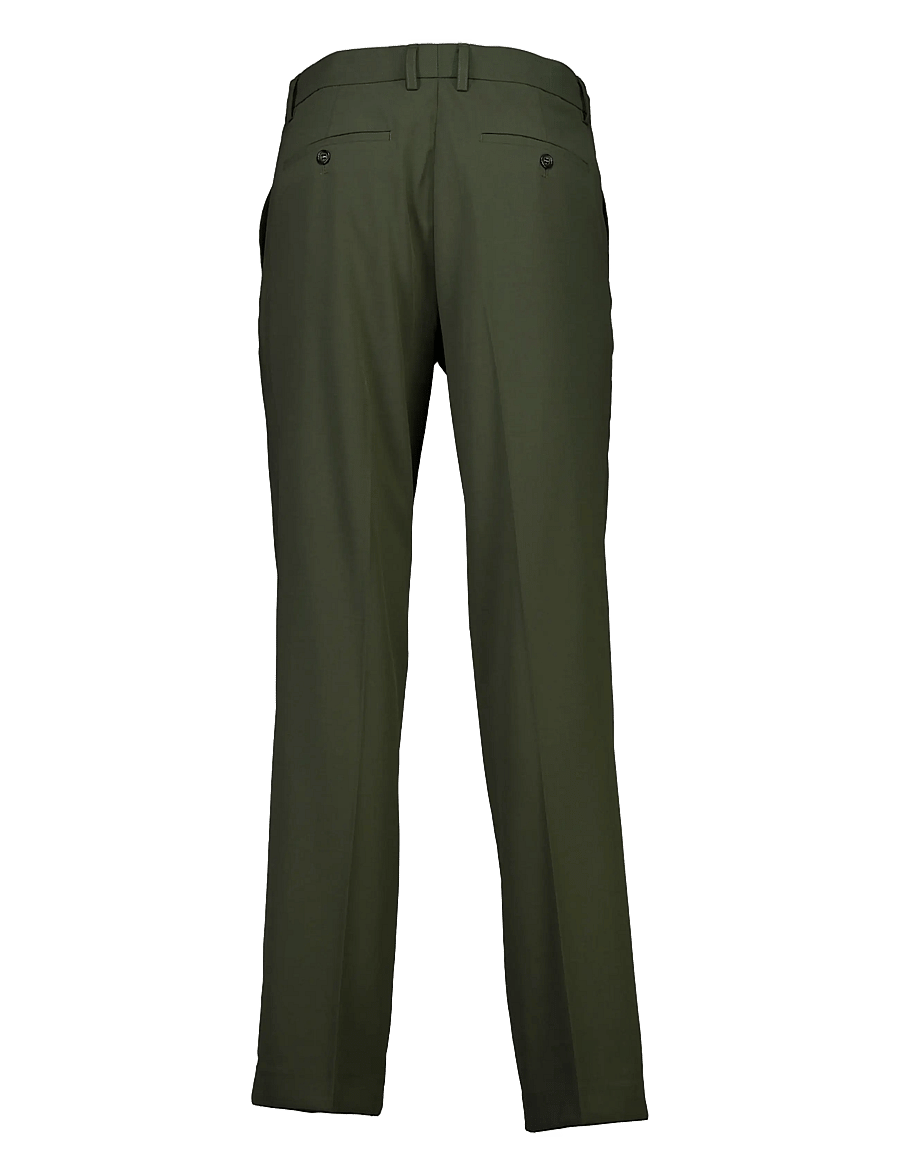Lindbergh - Plain mens suit - normal length - einreiher - wood green - 3