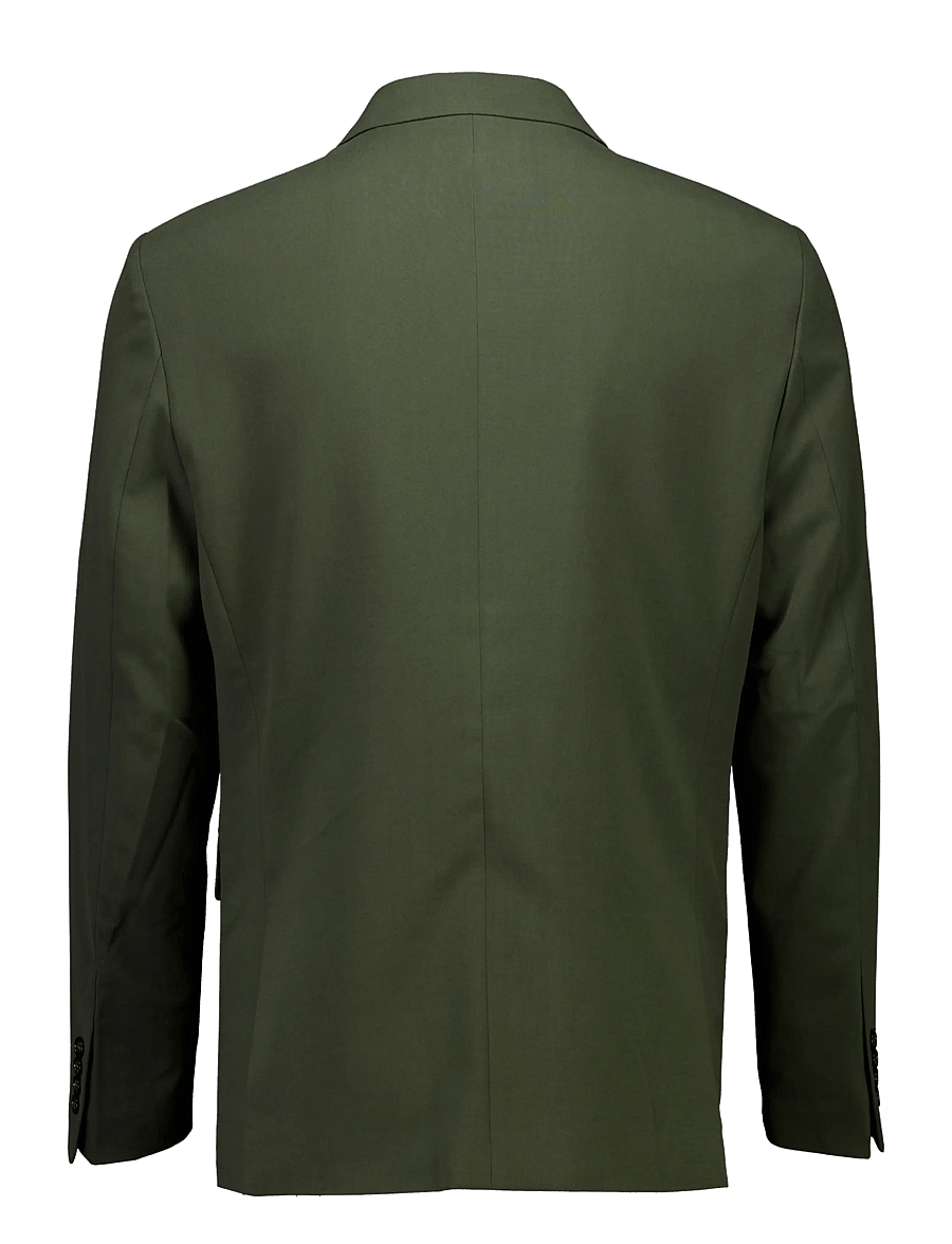 Lindbergh - Plain mens suit - normal length - einreiher - wood green - 4