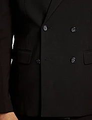 Lindbergh - Plain DB mens suit - normal lenght - dubbelknäppta kostymer - black - 10
