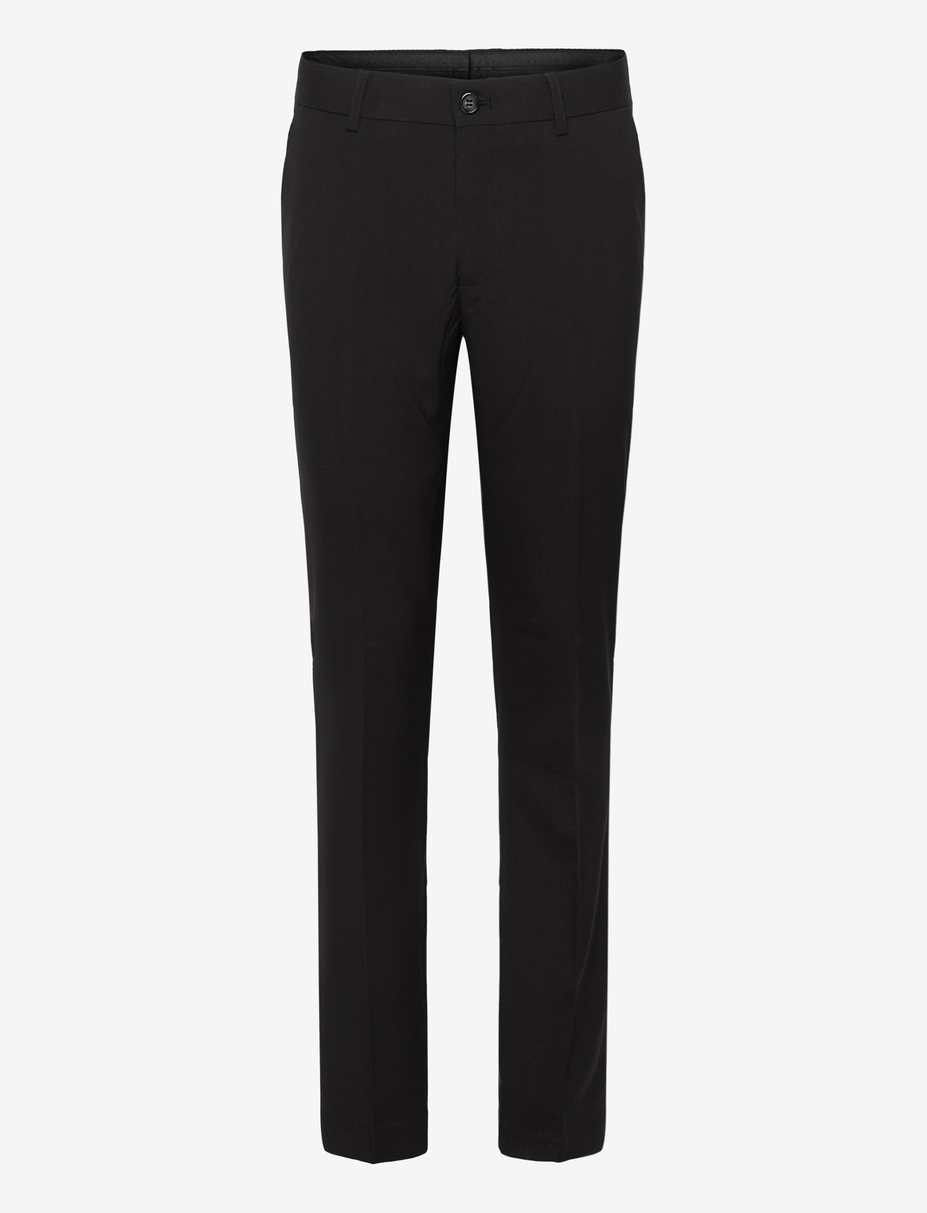 Lindbergh - Plain DB mens suit - normal length - dobbeltradede blazere - black - 3