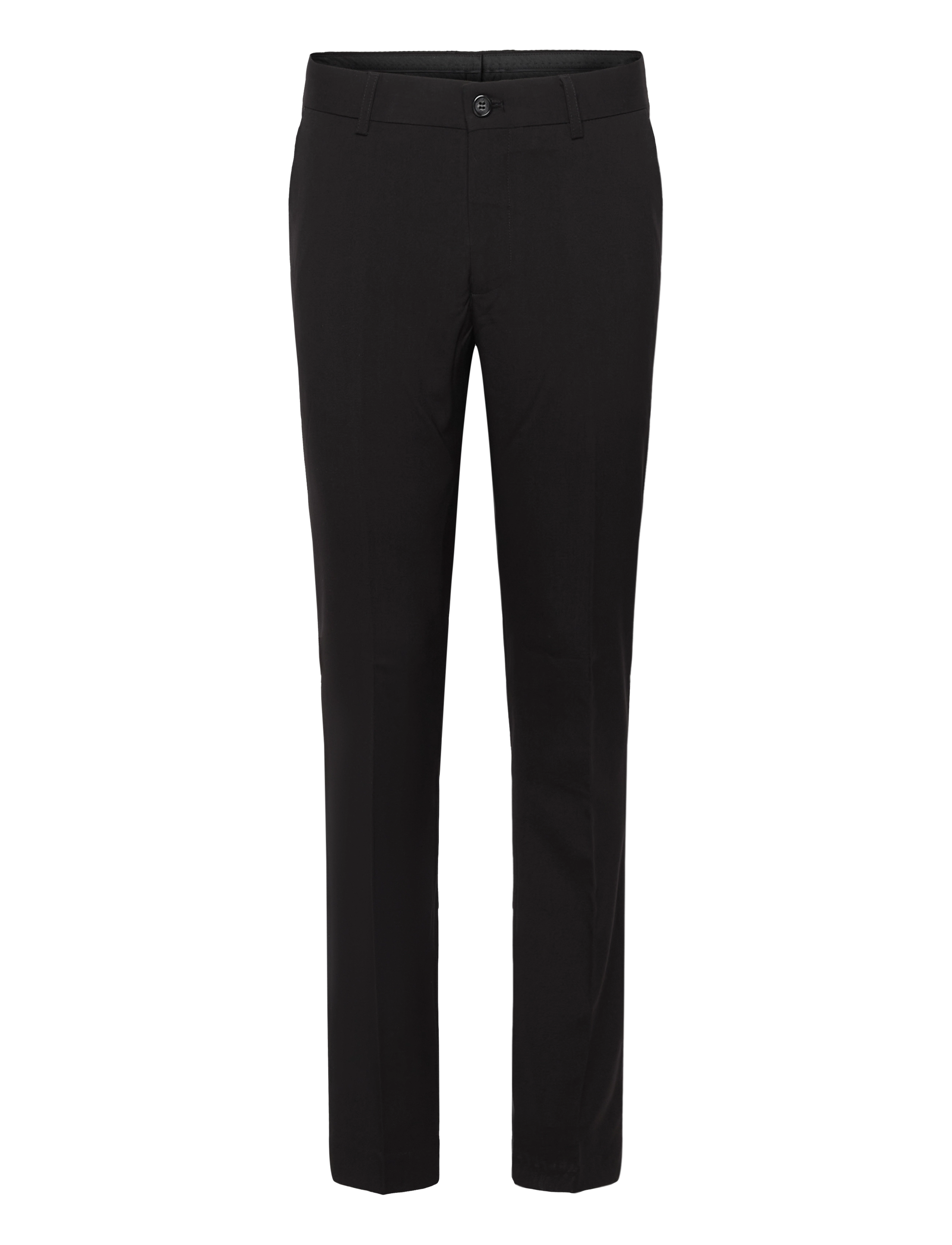 Lindbergh - Plain DB mens suit - normal length - dubbelknäppta kavajer - black - 3