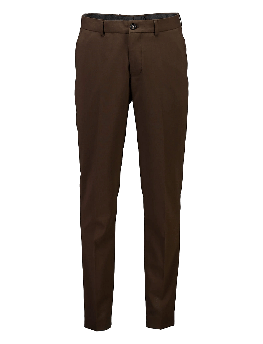 Lindbergh - Plain DB mens suit - normal length - zweireiher - deep brown - 2