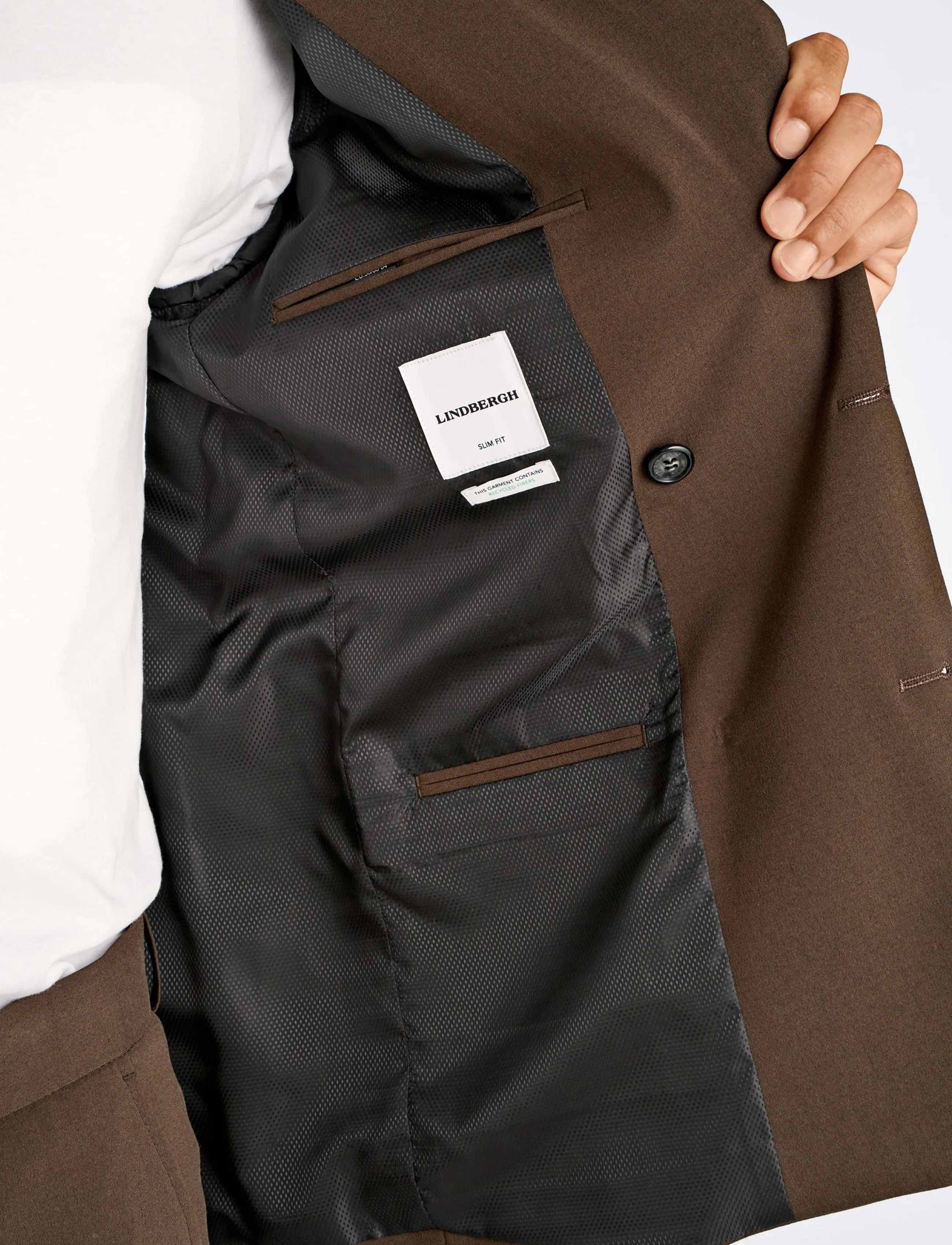 Lindbergh Plain Db Mens Suit Normal Length helset herr – bild 9