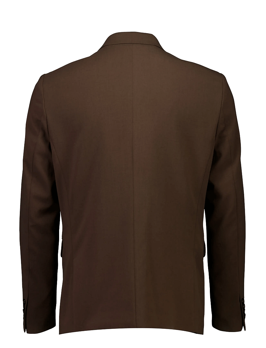 Lindbergh - Plain DB mens suit - normal length - zweireiher - deep brown - 4