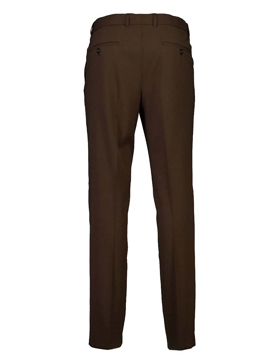 Lindbergh - Plain DB mens suit - normal length - zweireiher - deep brown - 5