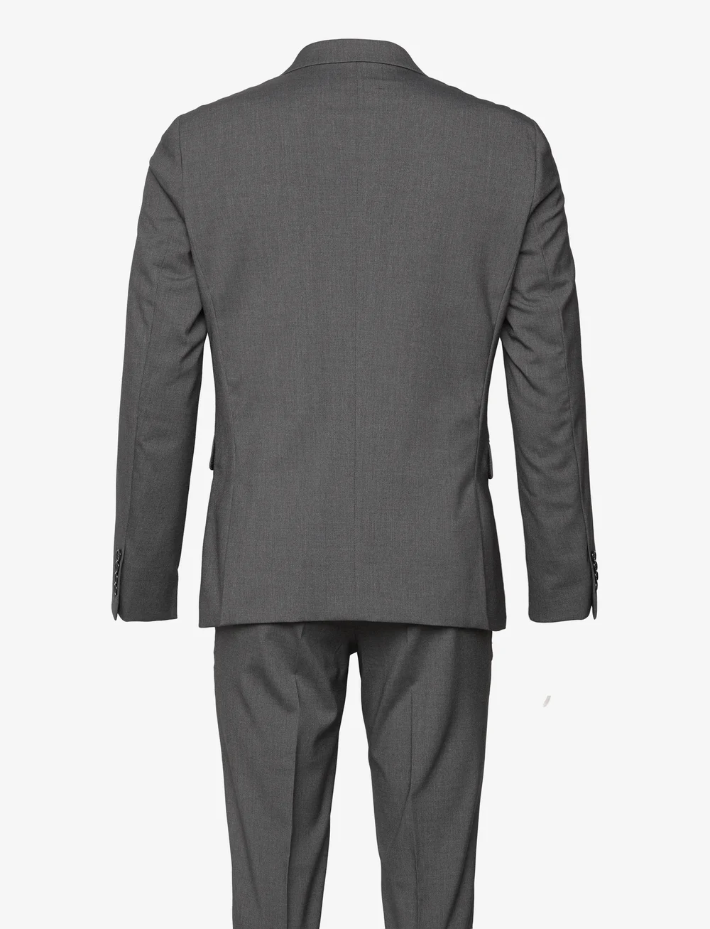 Lindbergh - Plain DB mens suit - normal length - kostymer - grey mix - 2