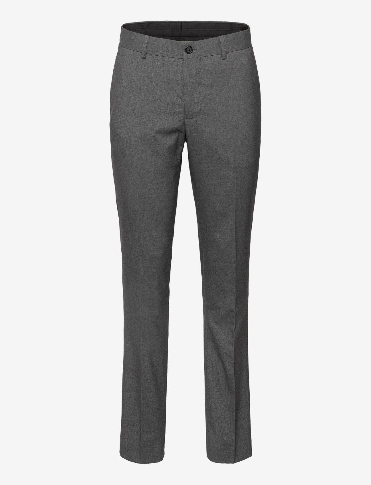 Lindbergh - Plain DB mens suit - normal lenght - dubbelknäppta kavajer - grey mix - 3