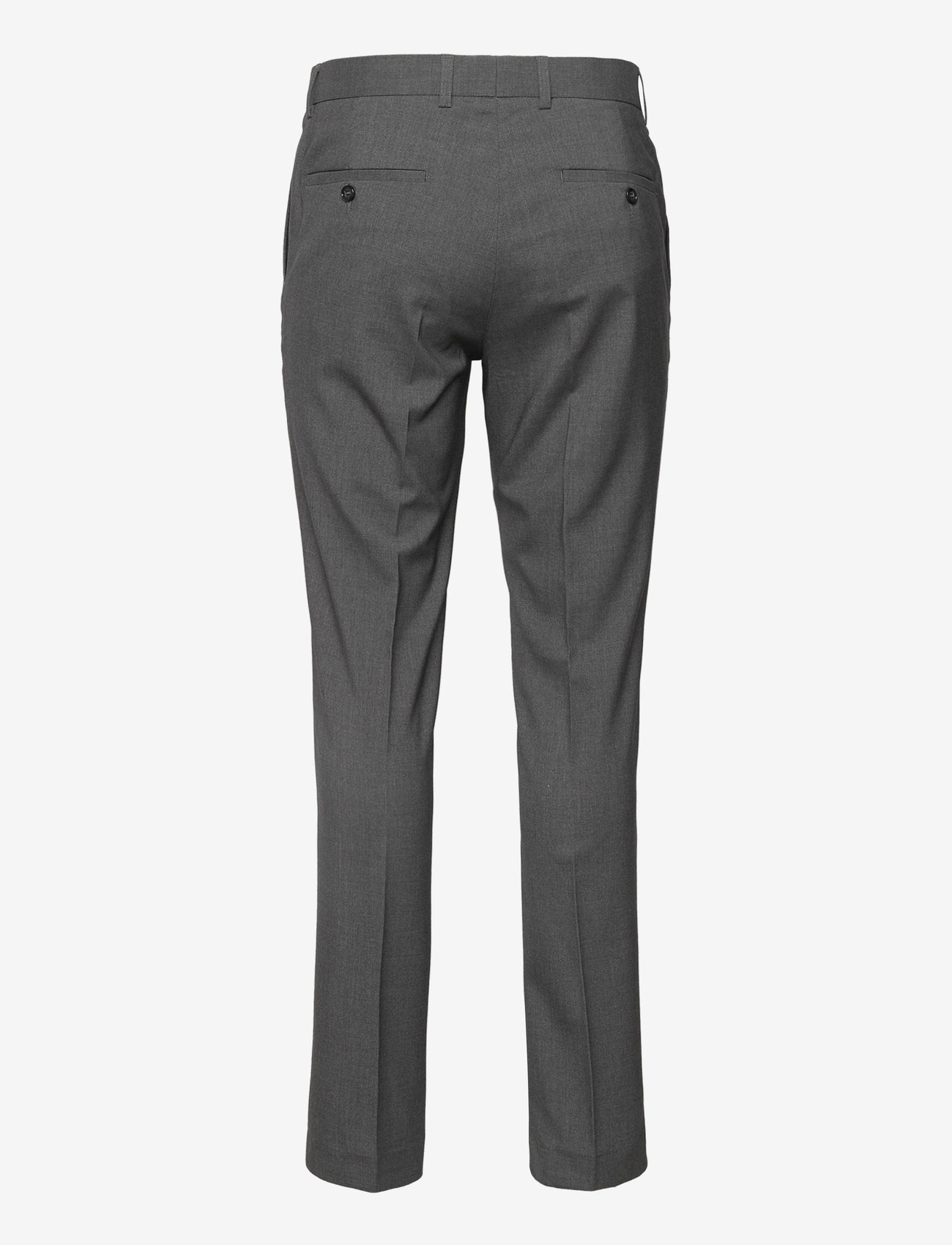 Lindbergh - Plain DB mens suit - normal lenght - dubbelknäppta kavajer - grey mix - 4