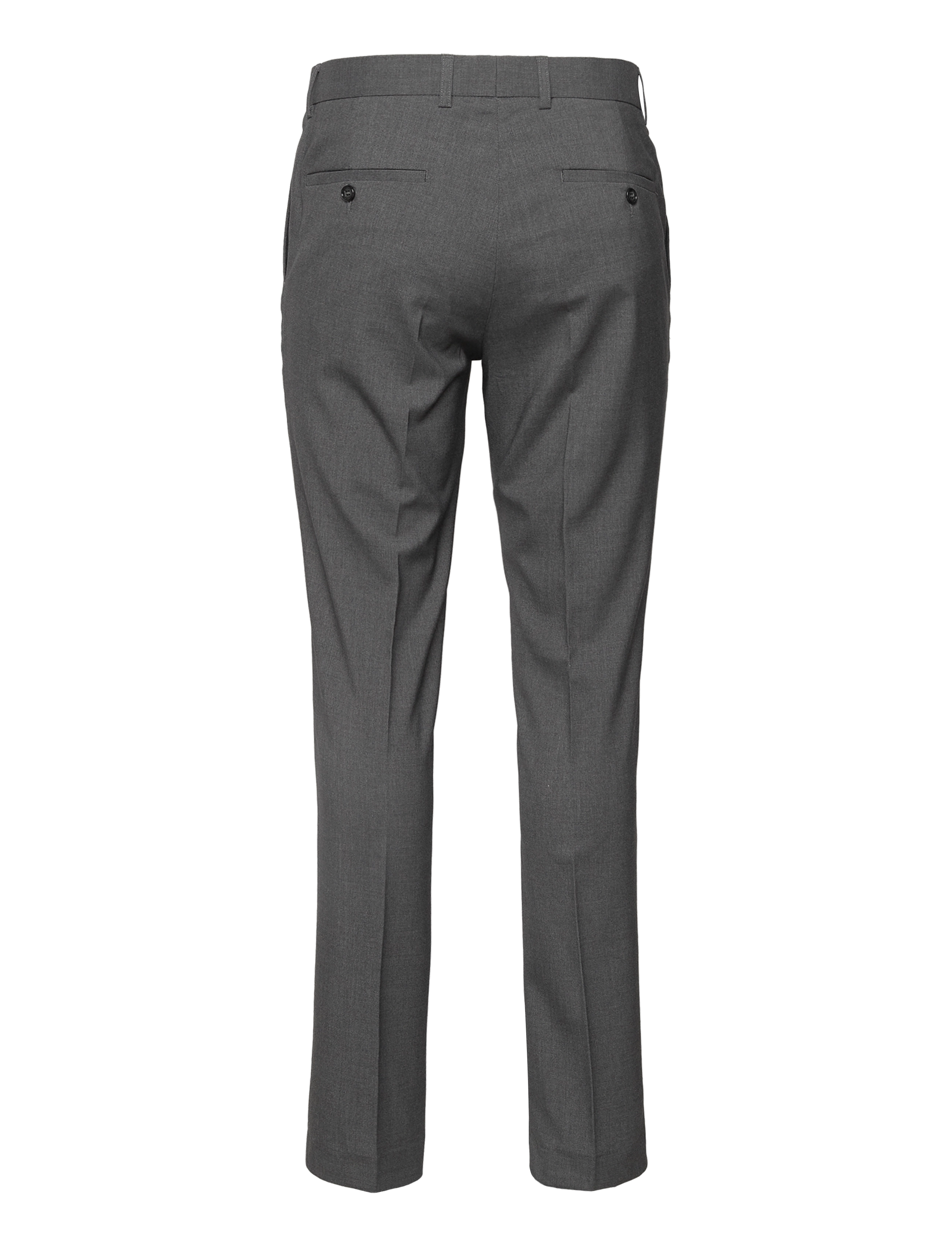 Lindbergh - Plain DB mens suit - normal length - dobbeltradede blazere - grey mix - 4