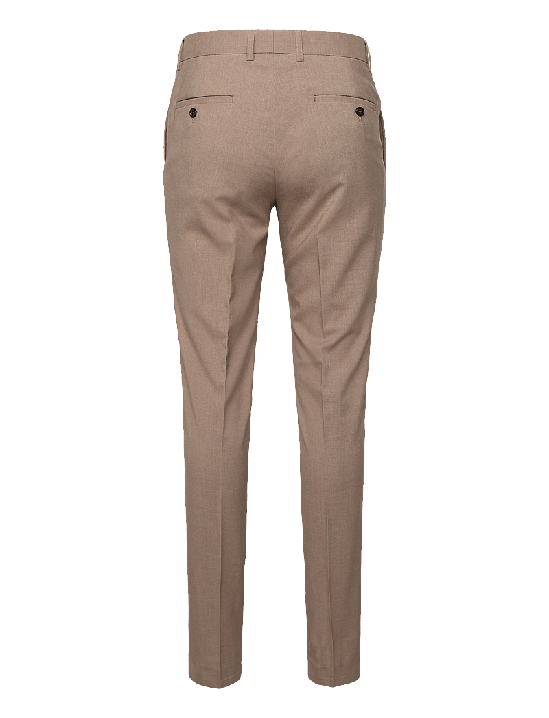 Lindbergh - Plain DB mens suit - normal length - zweireiher - lt beige mel - 4
