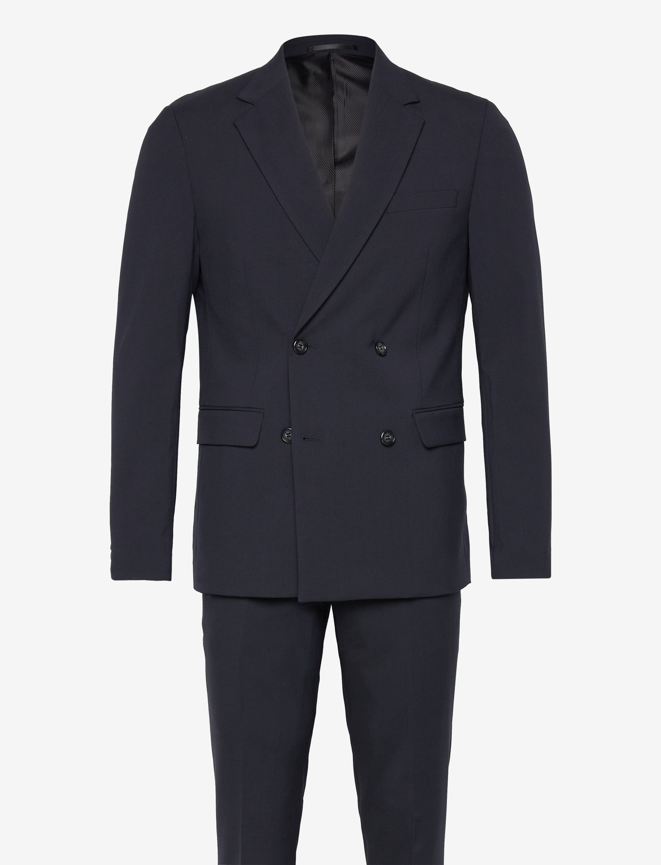 Lindbergh - Plain DB mens suit - normal length - navy - 0