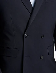 Lindbergh - Plain DB mens suit - normal lenght - double breasted suits - navy - 6