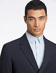Lindbergh - Plain DB mens suit - normal lenght - double breasted suits - navy - 8