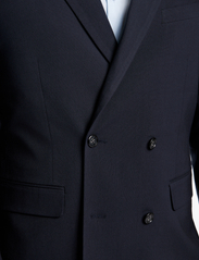 Lindbergh - Plain DB mens suit - normal lenght - double breasted suits - navy - 11