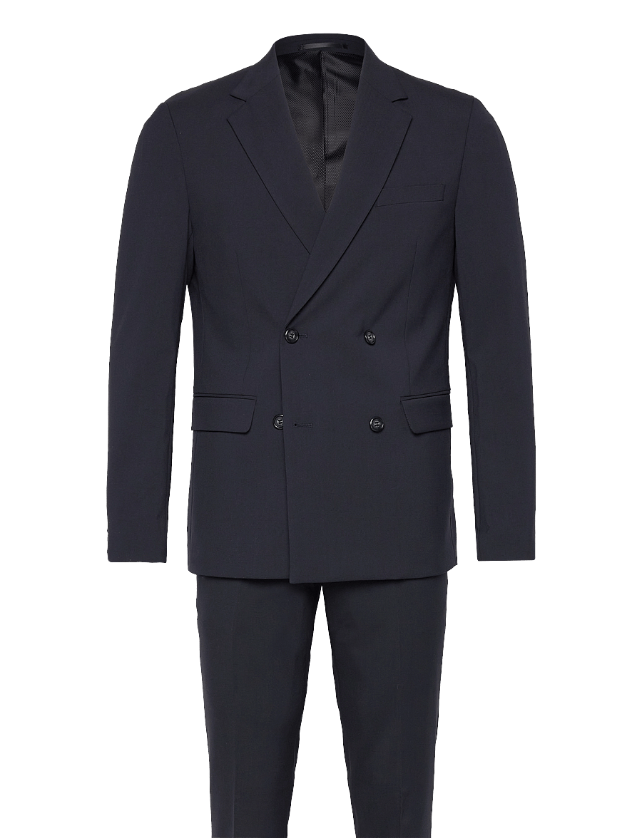 Lindbergh - Plain DB mens suit - normal length - zweireiher - navy - 1