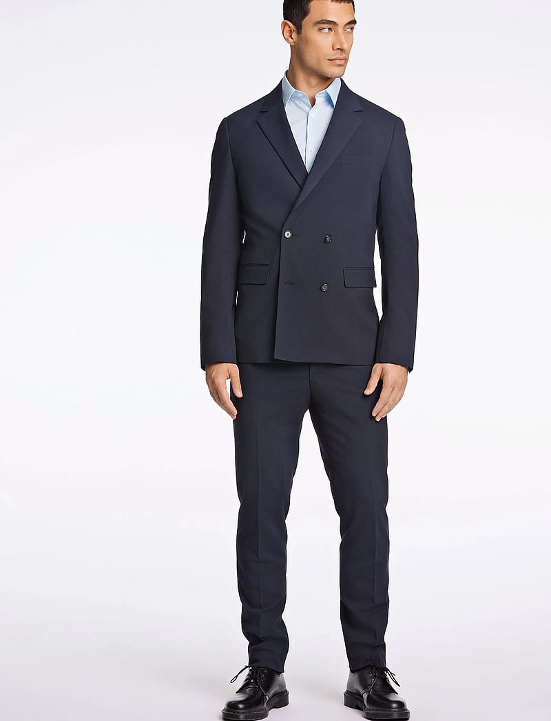 Lindbergh - Plain DB mens suit - normal lenght - kaksiriviset bleiserit - navy - 0