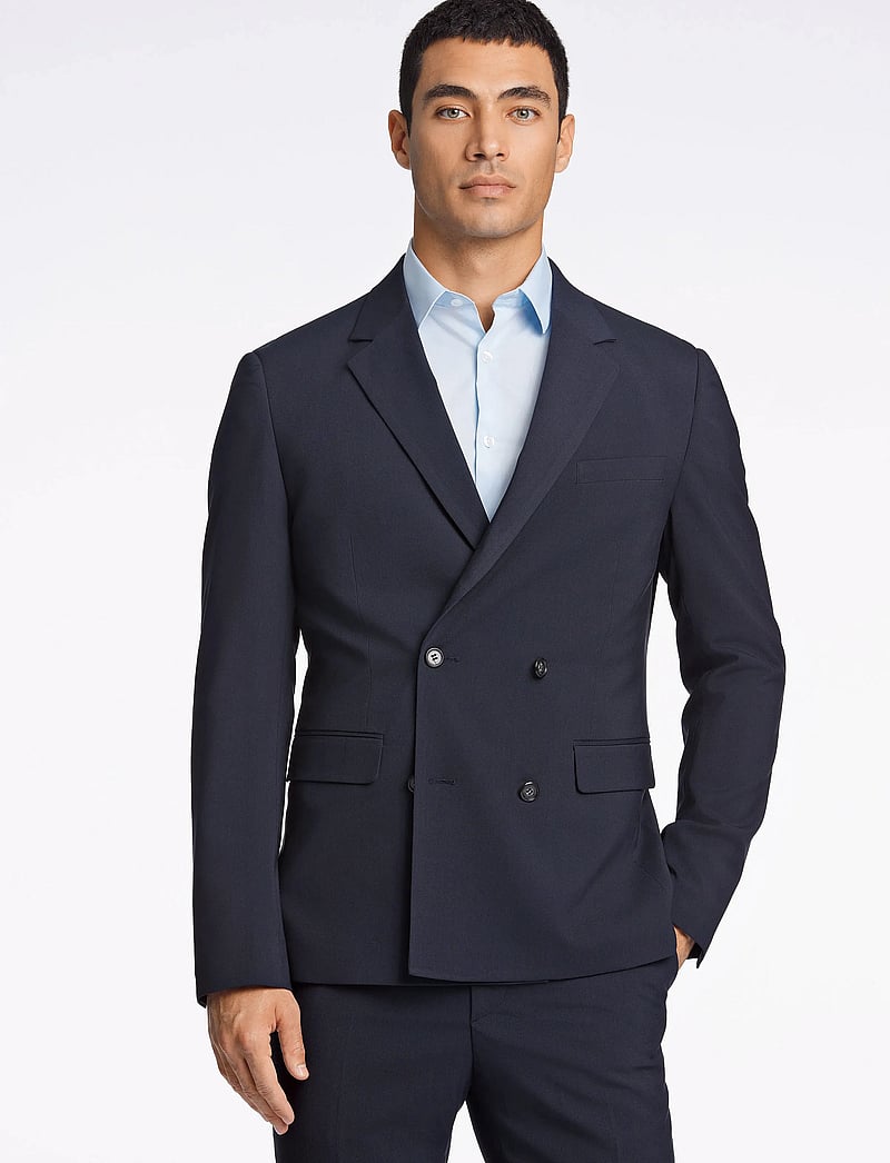 Lindbergh - Plain DB mens suit - normal lenght - kaksiriviset bleiserit - navy - 5