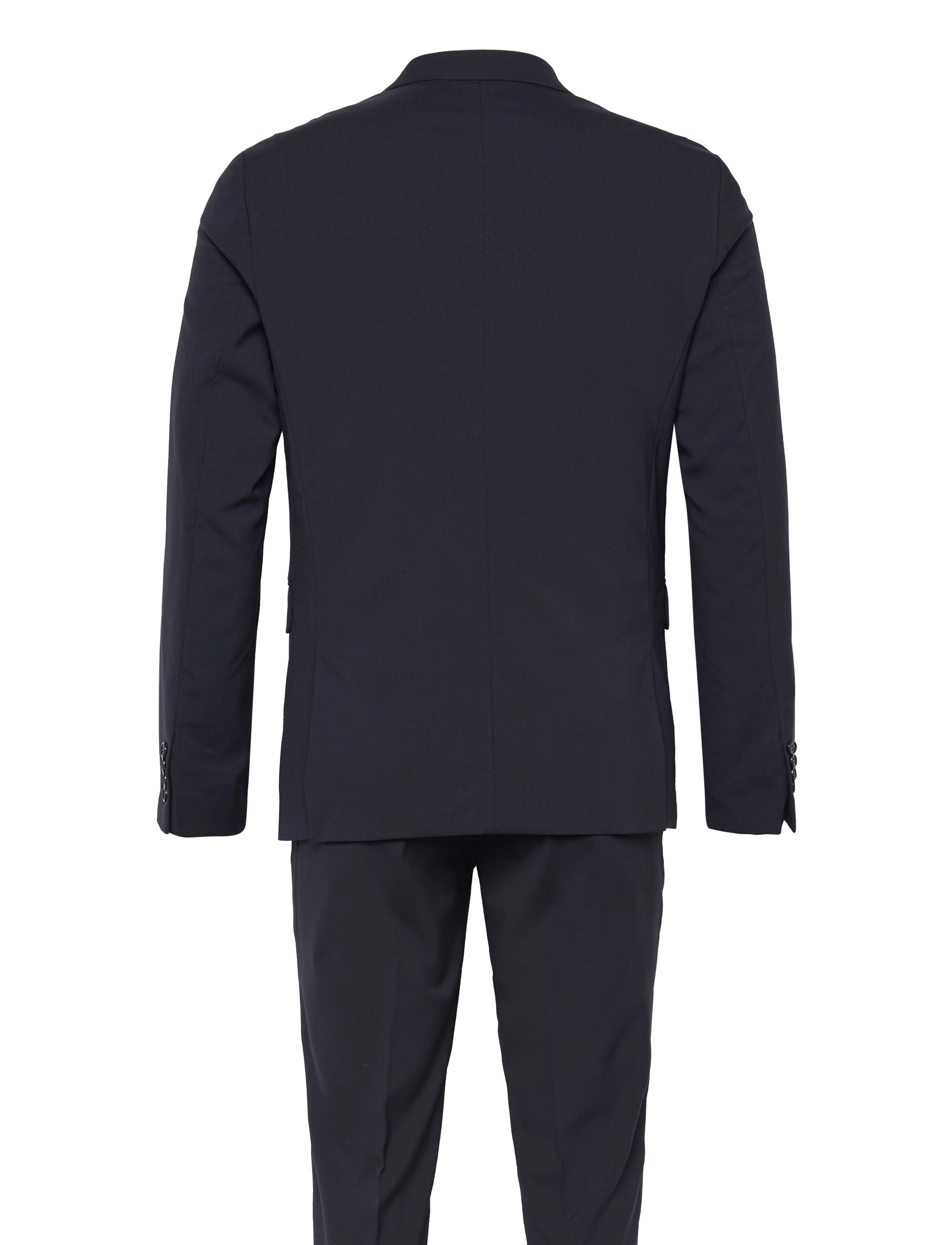 Lindbergh - Plain DB mens suit - normal length - kahe rinnatisega pintsakud - navy - 2
