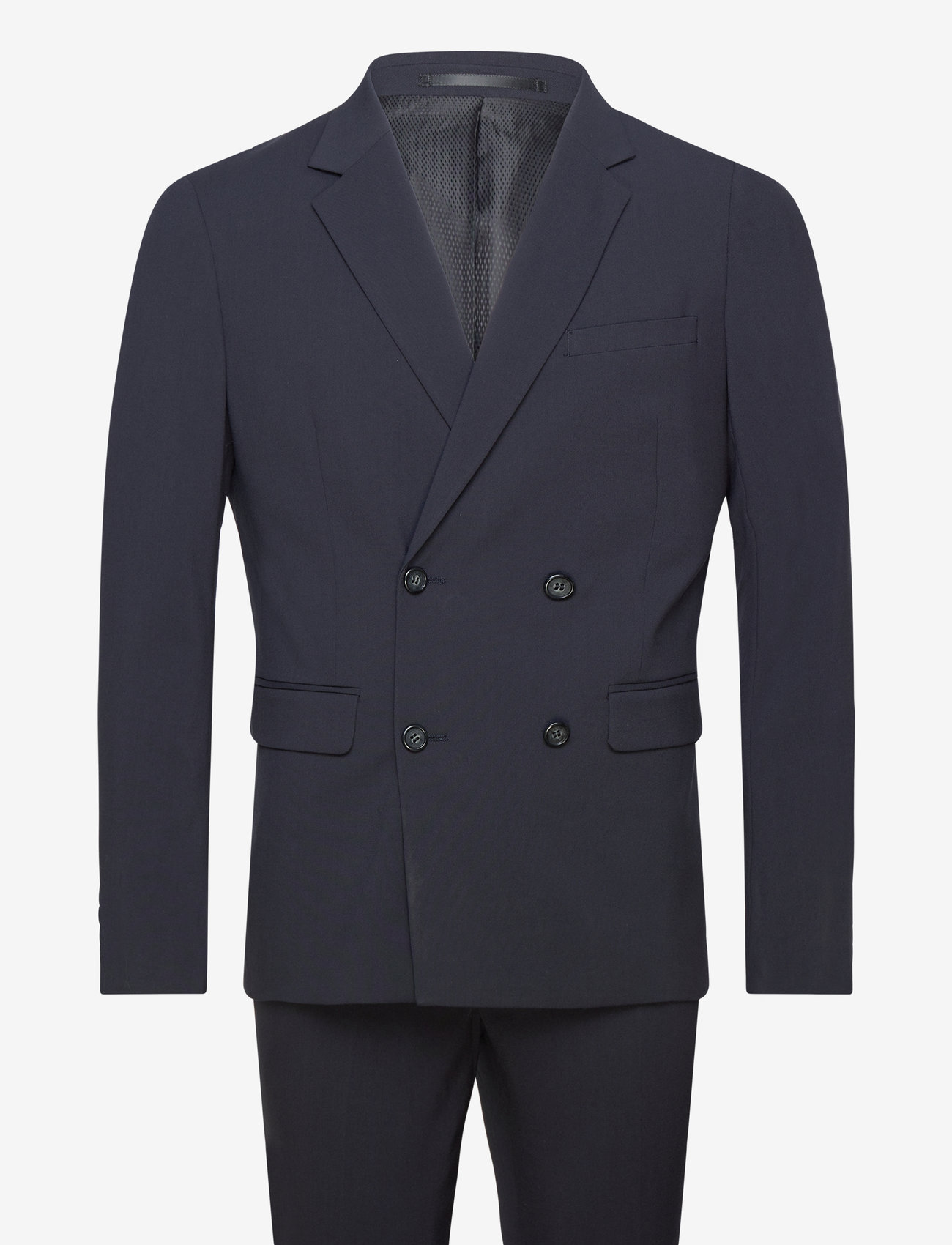 Lindbergh - Plain DB mens suit - normal length - navy - 1