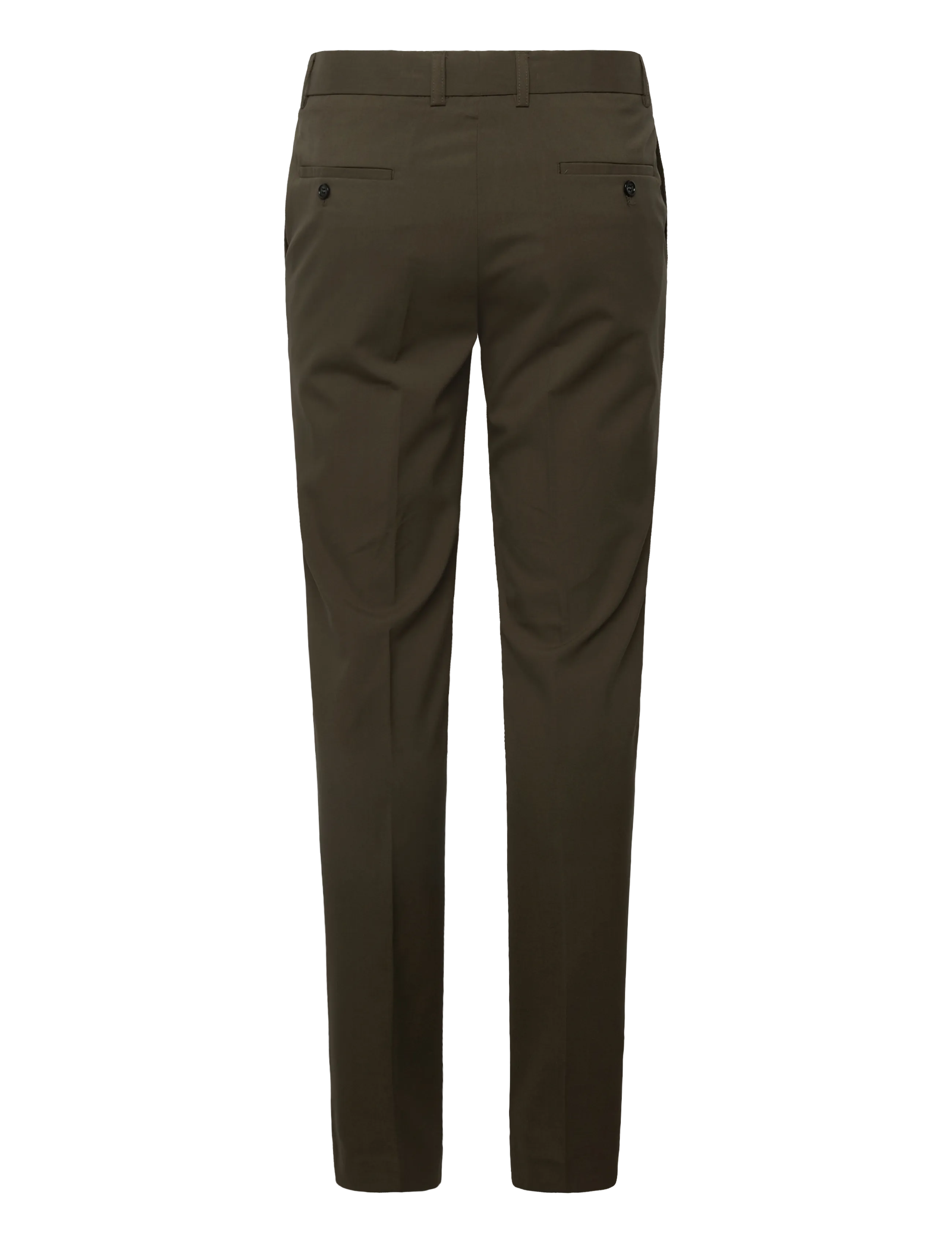 Lindbergh - Plain DB mens suit - normal length - dobeltkneppede blazere - olive - 4