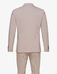 Lindbergh - Plain DB mens suit - normal lenght - dobbeltradede jakkesæt - sand - 1
