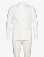 Plain DB mens suit - normal lenght - WHITE