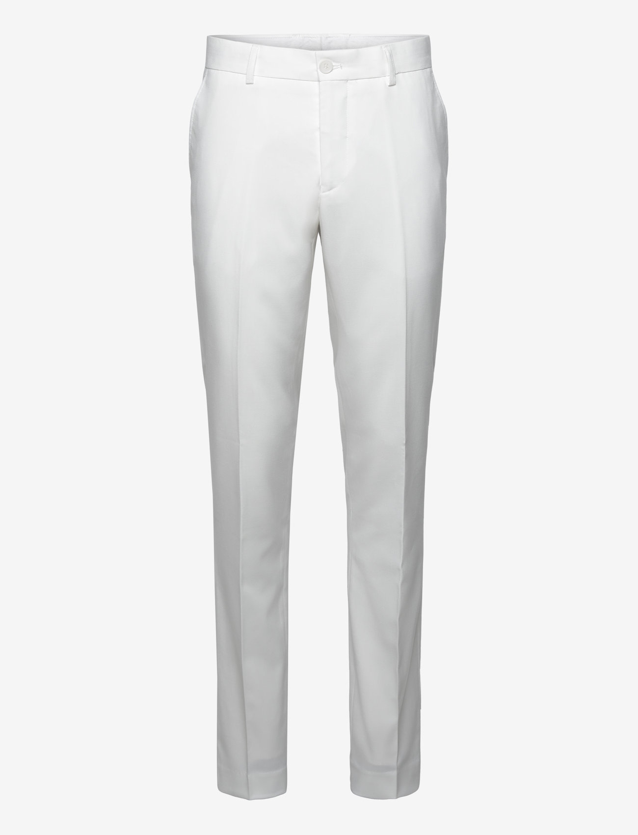 Lindbergh - Plain DB mens suit - normal length - dubbelknäppta kavajer - white - 3