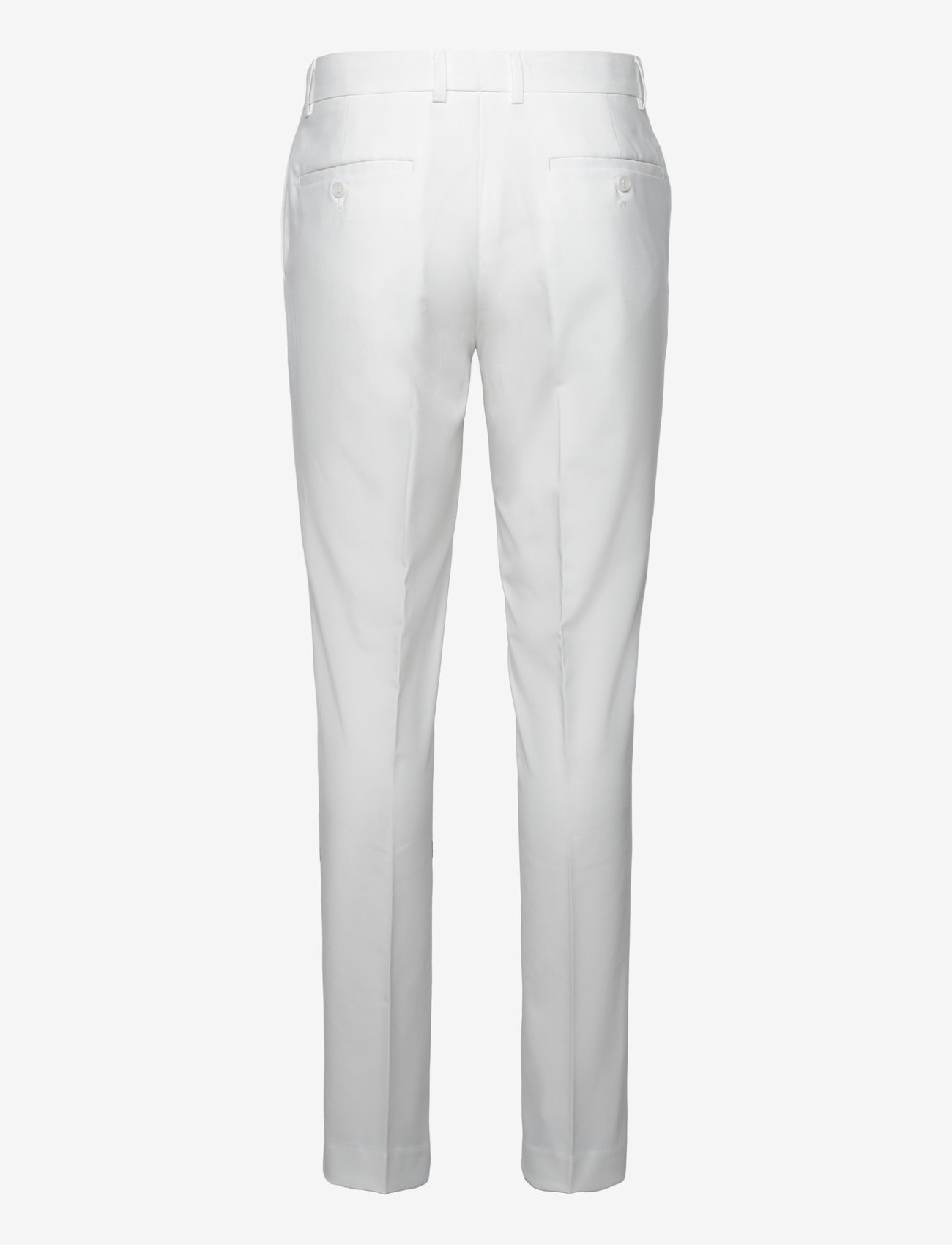 Lindbergh - Plain DB mens suit - normal length - dubbelknäppta kavajer - white - 4