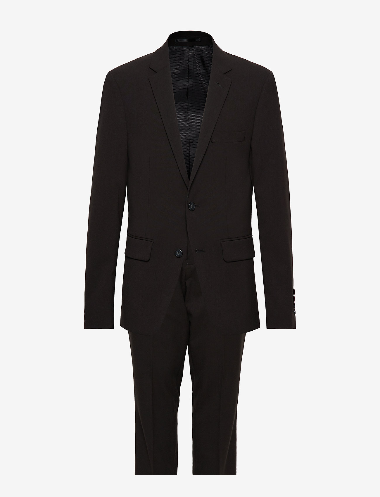 Lindbergh - Plain mens suit - normal length - marynarki jednorzędowe - black - 1