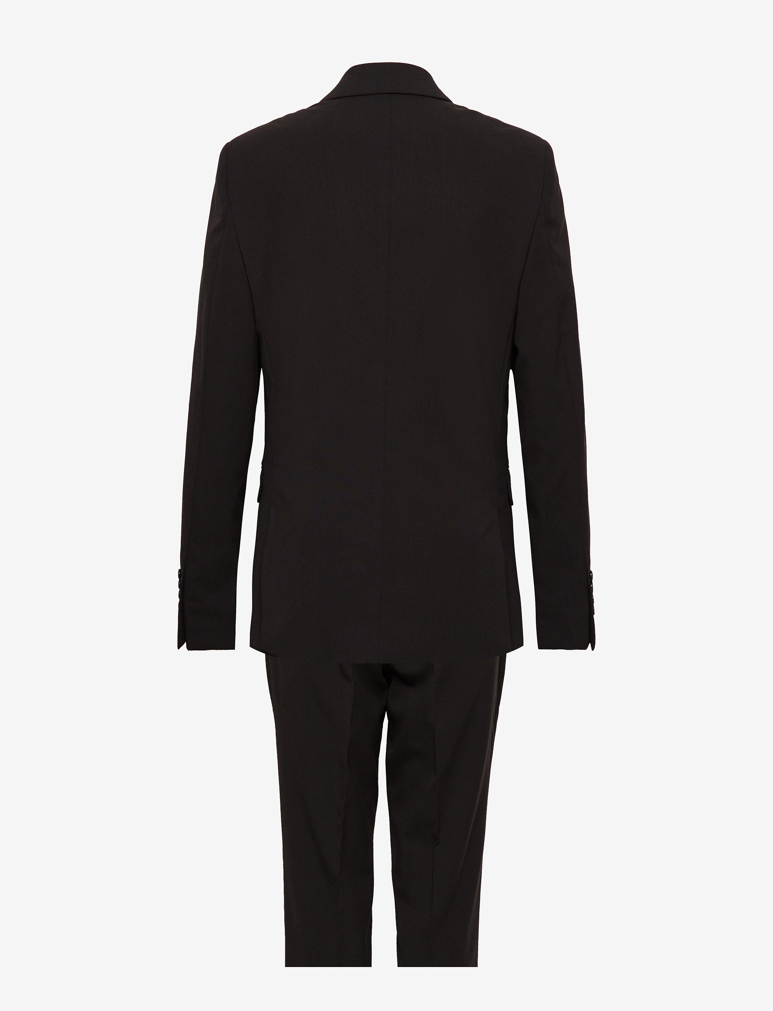 Lindbergh - Plain mens suit - normal length - einreiher - black - 3