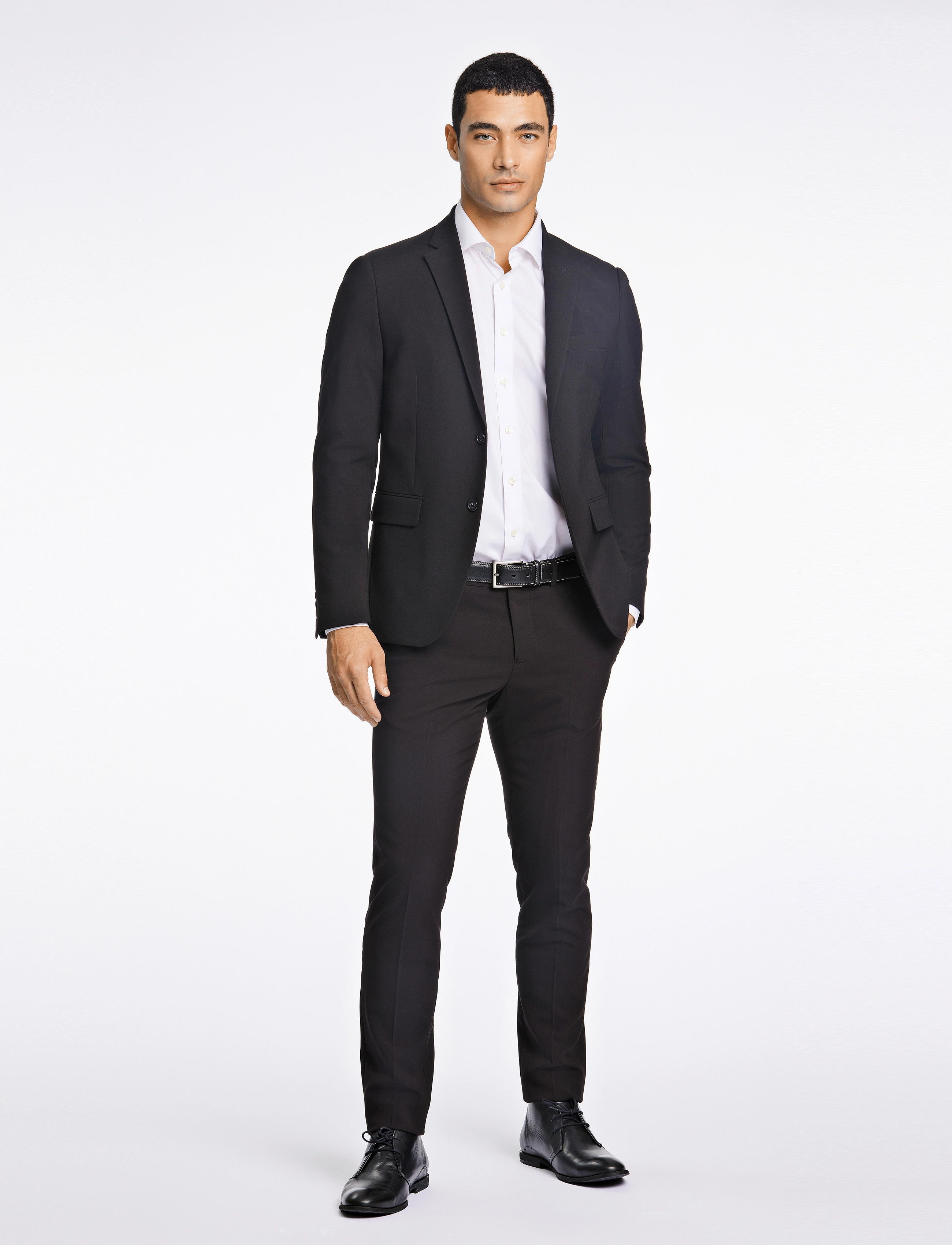 Lindbergh - Mens suit - enkelknäppta kavajer - black - 4