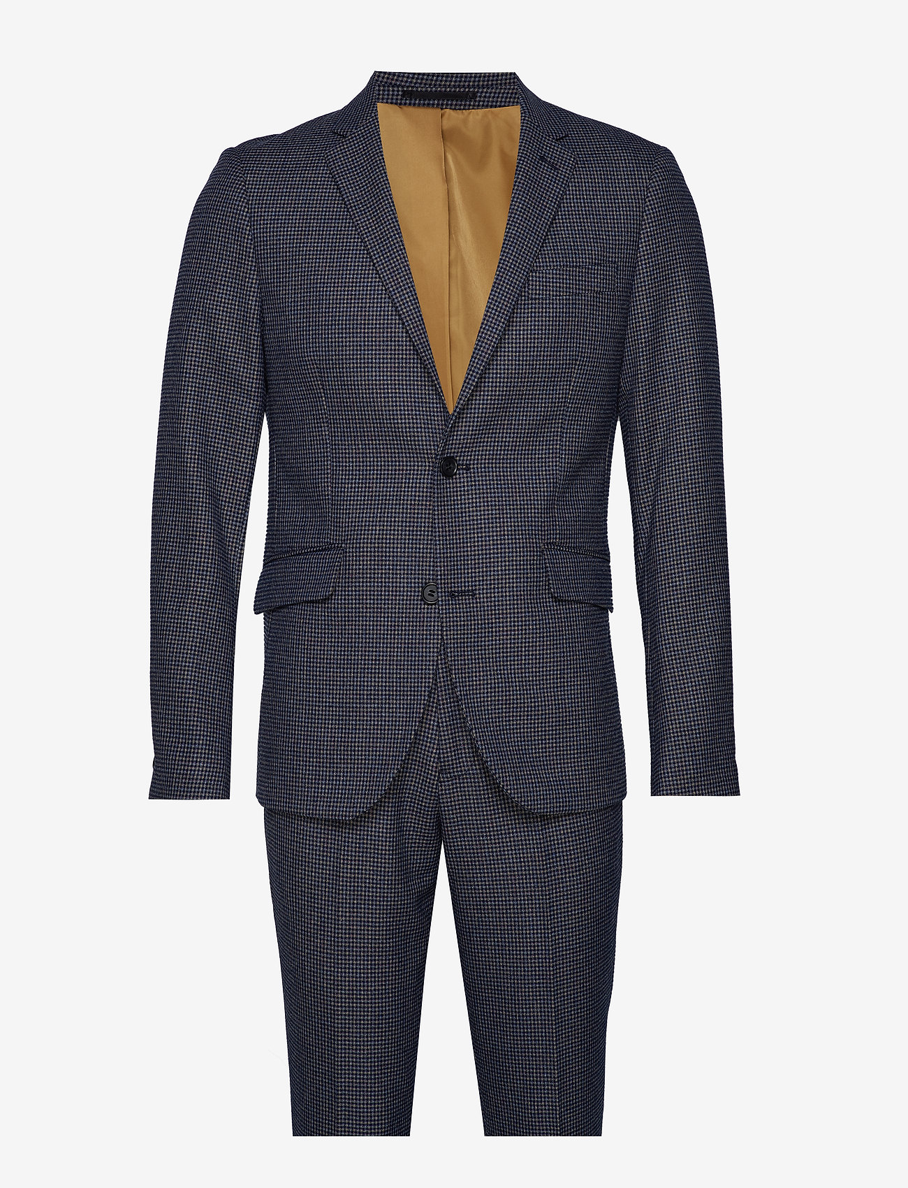 Checked suit - BLACK